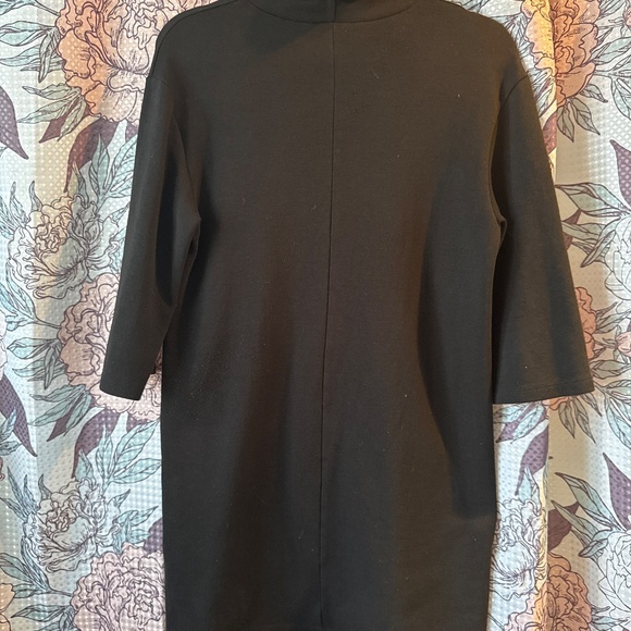 BLACK TURTLE NECK DRESS - Picture 3 of 4